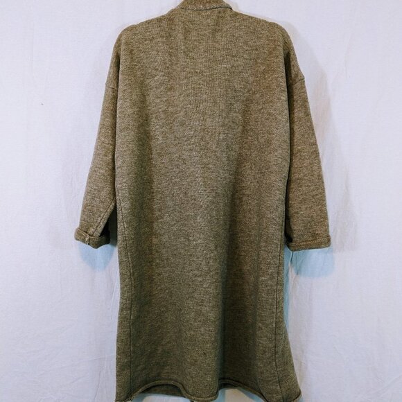 Unbranded Brown Open Front Long Cardigan OS - Picture 4 of 4